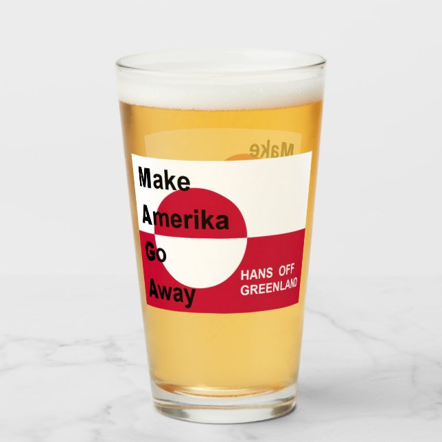 Copo De Pint Gronelândia Independente (Frente (Preenchido))