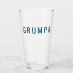 Copo De Pint Grumpa Funny Novelty para Graphic Grumpy Vovô<br><div class="desc">Grumpa Funny Novelty para Vovô Gráfico Grumpy Vidro</div>