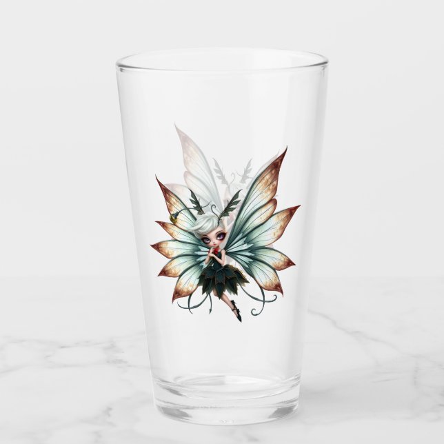 Copo De Pint Guardiã Fada Fofa na Floresta Mágica (Frente)