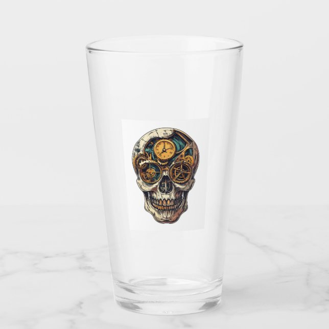 Copo De Pint Guardião da Caveira e do Relógio (Frente)