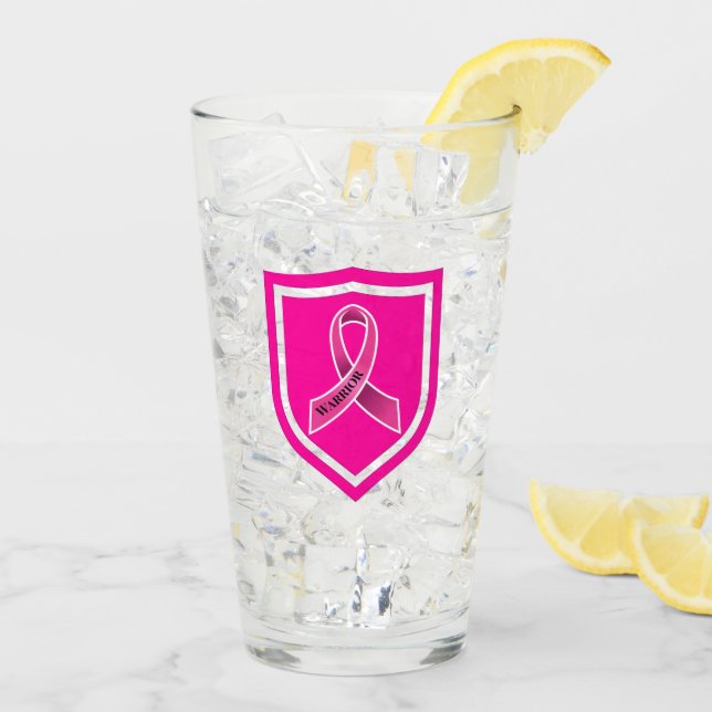 Copo De Pint Guerreiro do Cancer da Mama (Gelo traseiro)