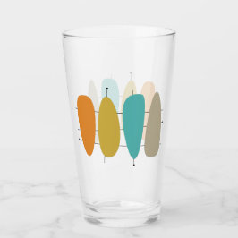 Copo De Pint Guitarra Colorida de Meio século Picada nas Linhas