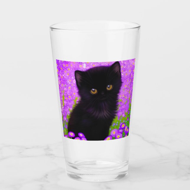 Copo De Pint Gustav Klimt Cat (Frente)