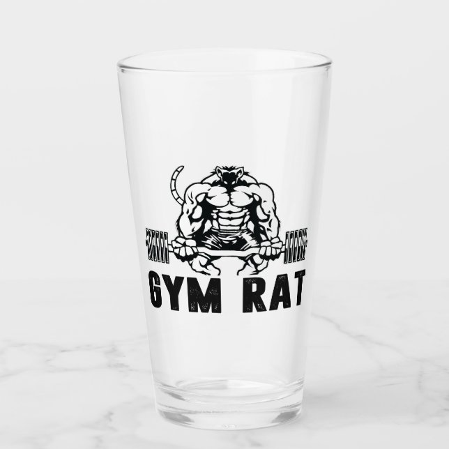 Copo De Pint Gym Rat (Frente)
