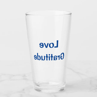 Copo De Pint HADO Water Glass - Amor Gratidão - Dr. Emoto