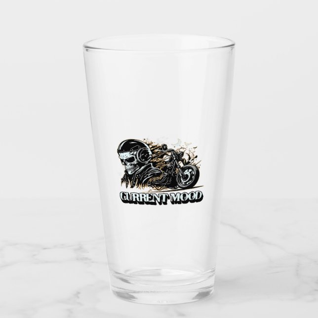 Copo De Pint Halloween engraçado (Frente)