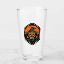 Halloween Jack O Lanterna Pumpkin Pub Pint Glass