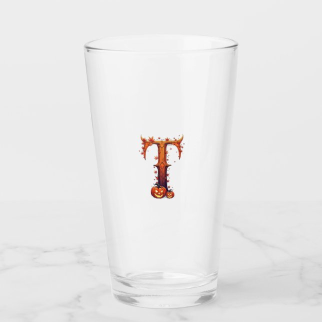 Copo De Pint Halloween MonogramT (Frente)