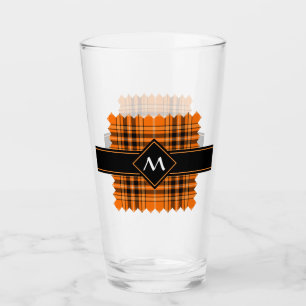 Copo De Pint Halloween Orange Tartan