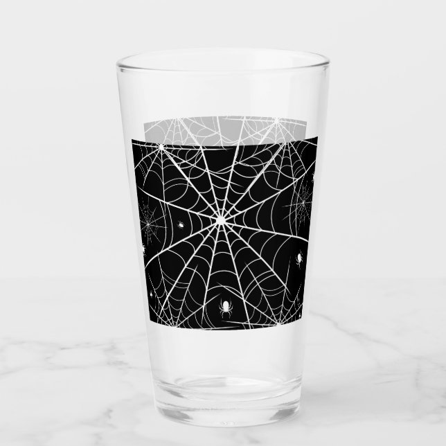 Copo De Pint Halloween Spider Web (Frente)