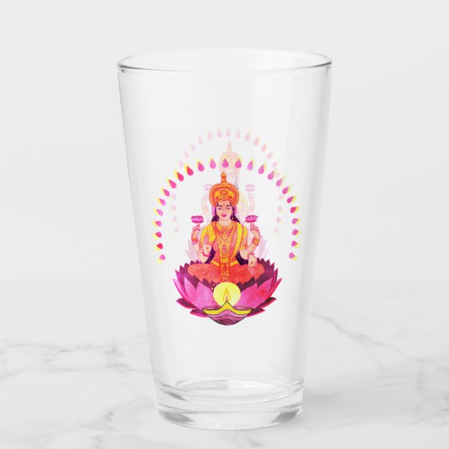 Copo De Pint Happy Diwali - Deepalavi Lakshmi Goddese 1 (Frente)