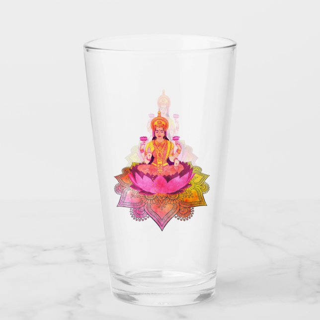 Copo De Pint Happy Diwali - Deepalavi Lakshmi Goddese 4 (Frente)