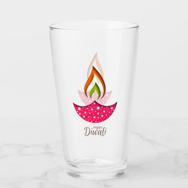 Copo De Pint Happy Diwali Glass (Frente)