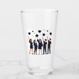 Copo De Pint Happy Graduates Throwing Caps Celebration