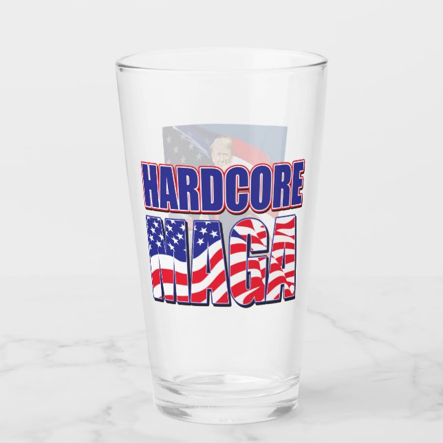 Copo De Pint Hardcore MAGA (Frente)