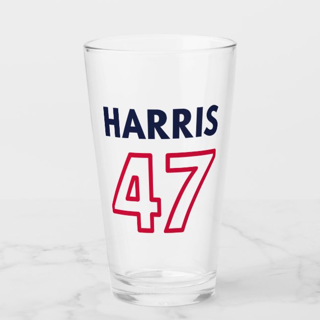 Copo De Pint Harris 47 III - Kamala Harris Para Presidente (Frente)