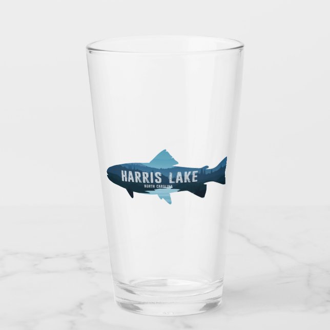 Copo De Pint Harris Lake Carolina Fish (Frente)