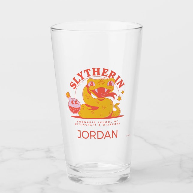 Copo De Pint HARRY POTTER™ | Escola bruta SLYTHERIN™ Hogwarts (Frente)