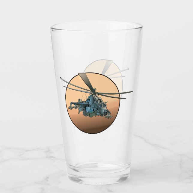 Copo De Pint helicóptero de animação (Frente)