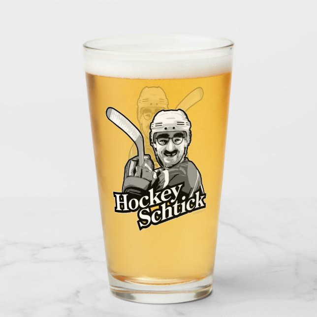 Copo De Pint Hockey Schtick (Frente (Preenchido))