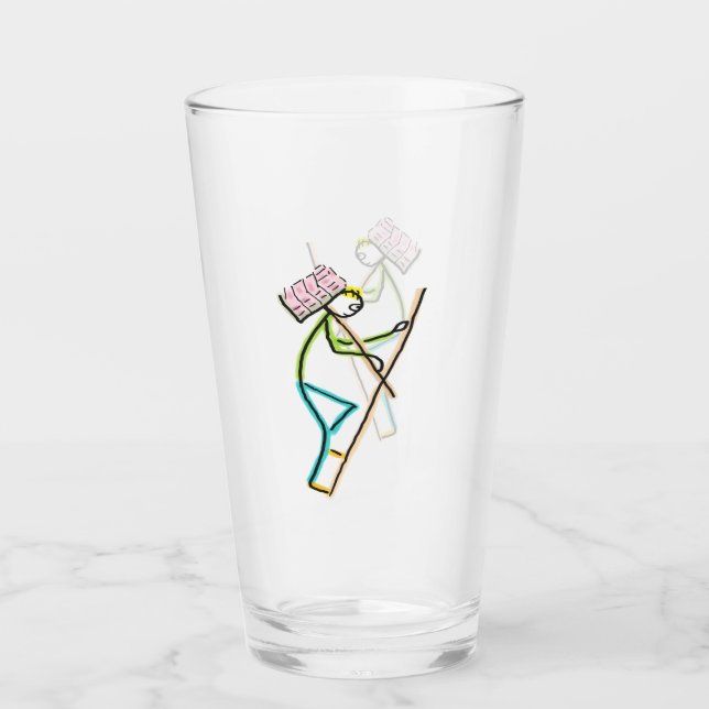 Copo De Pint Hod Carrier Stickman (Frente)