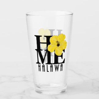 Copo De Pint HOME Halawa Hawaii Yellow Hibiscus