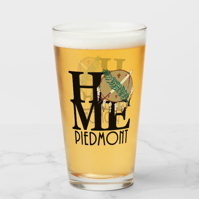 Copo De Pint HOME Piedmont Oklahoma (Traseira (Preenchido))