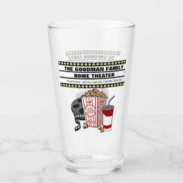 Copo De Pint Home Theater Personalizado da Família Personalizad