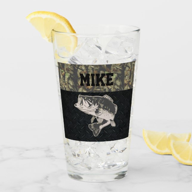 Copo De Pint Homens de Camo da pesca da perda conhecidos (Gelo frontal)