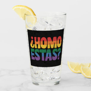 Copo De Pint Homo Está Funny Espanhol Gay Ally LGBTQ
