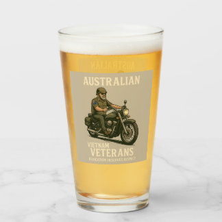 Copo De Pint Honrando Veteranos do Vietnã Australiano - Motocic