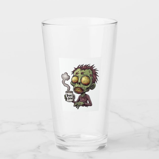 Copo De Pint Hora do Café Zombie (Frente)