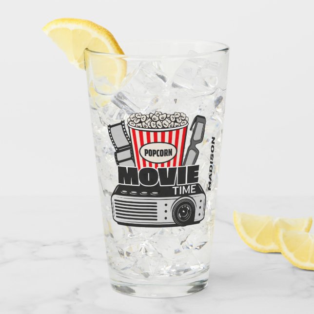 Copo De Pint Hora do Filme de Nome Personalizado (Gelo frontal)