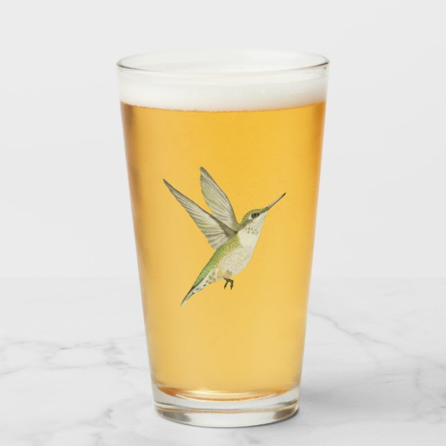 Copo De Pint Hummingbird (Frente (Preenchido))