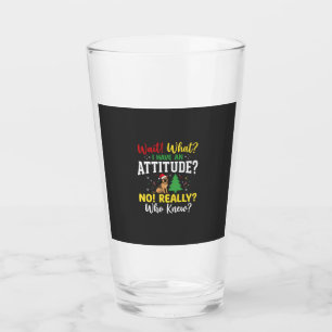 Copo De Pint Humor Atitude Cachorro Natal