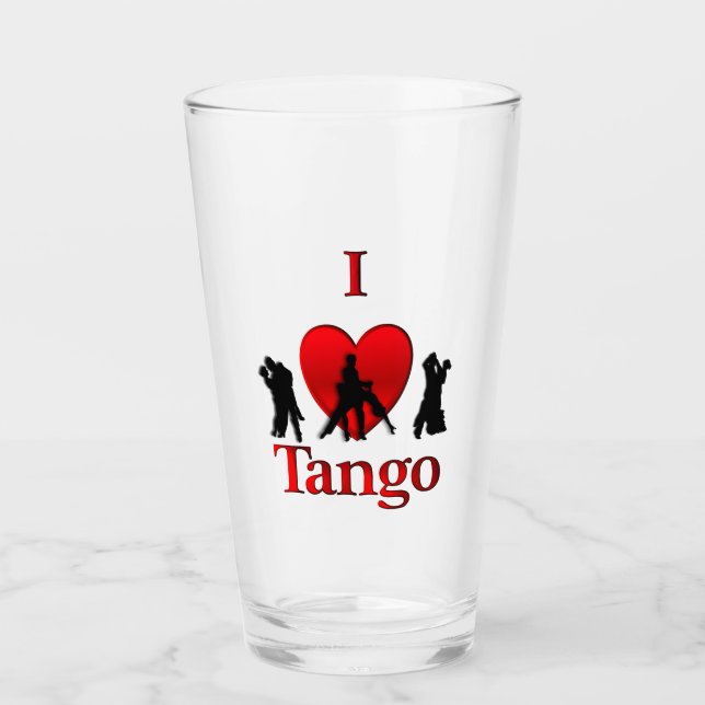 Copo De Pint I Heart Tango (Frente)