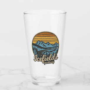 Copo De Pint Icefields Parkway Alberta Canada Retro
