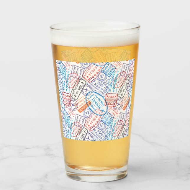 Copo De Pint ícone de viagem (Traseira (Preenchido))