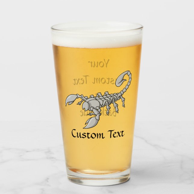 Copo De Pint Ícone Scorpion (Frente (Preenchido))