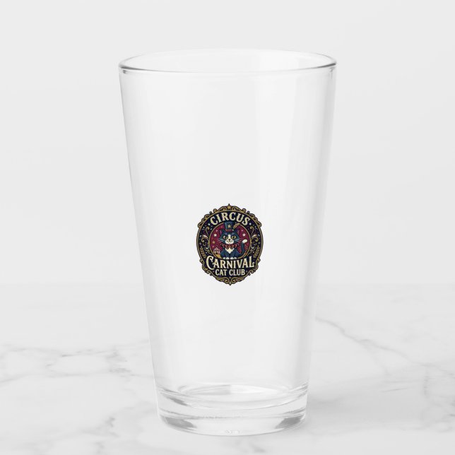 Copo De Pint Ideia de Presente de Pai de Gato de Carnaval de Ci (Frente)