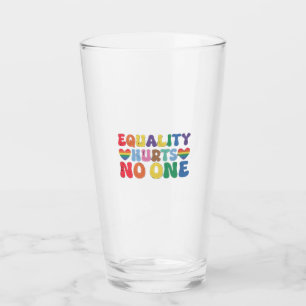 Copo De Pint Igualdade não prejudica ninguém LGBT (Direitos Hum