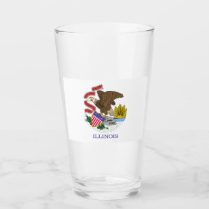 Copo De Pint Illinois Flag