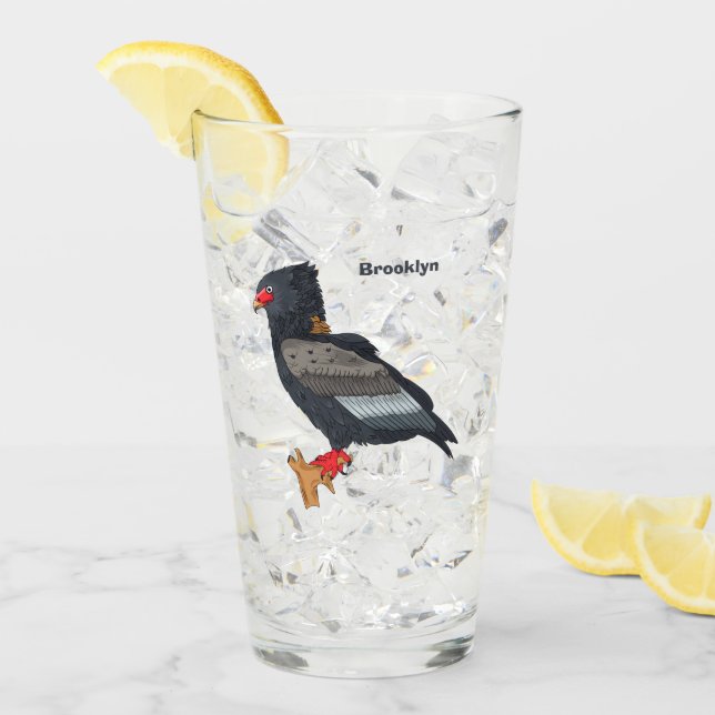 Copo De Pint Ilustração Bateleur Eagle (Gelo frontal)