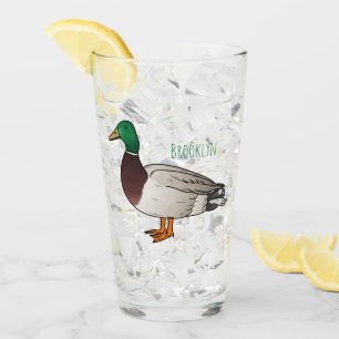 Copo De Pint Ilustração de desenho animado de pato-reais