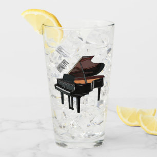 Copo De Pint Ilustração de desenho animado Piano