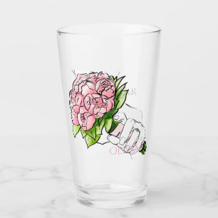 Copo De Pint Ilustração de Saltos de Noiva Chic