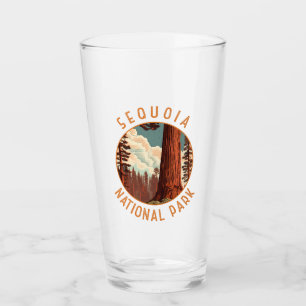 Copo De Pint Ilustração do Parque Nacional da Sequoia foi desme