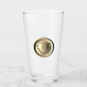Copo De Pint Imagem do Medalhão de Bronze do 8º aniversário do