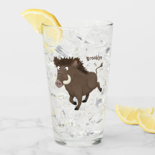 Copo De Pint Imagem engraçada de desenho animado de javalis