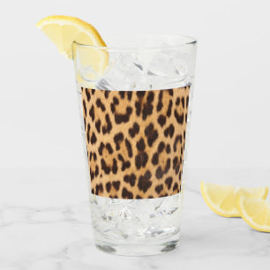 Copo De Pint impressão-leopardo selvagem cinzenta